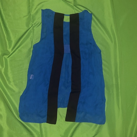 Parker Blue Sleeveless/ Backless  Hi Low Women's Top size XS - Picture 3 of 6